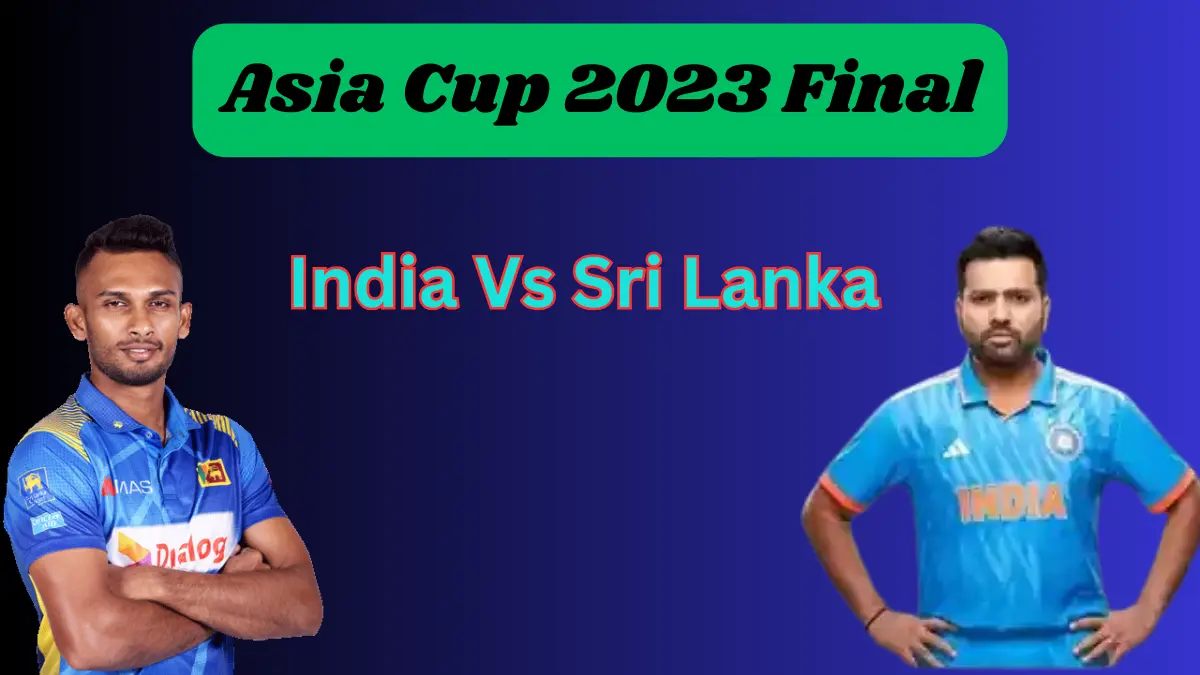 IND vs SL Final asia cup 2023